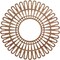 Ekena Millwork Cornelius Wood Fretwork Pierced Ceiling Medallion, Walnut, 20"OD x 7 1/2"ID x 3/8"T CMWP20X0375CRWA - alternate 1